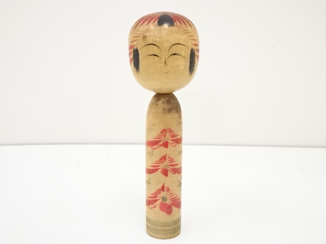 TRADITIONAL JAPANESE CRAFT / KOKESHI DOLL (24 cm)/ ARTISAN WORK